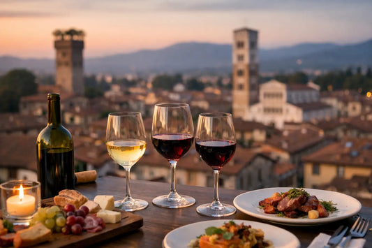 Cena con degustazione vini a Lucca